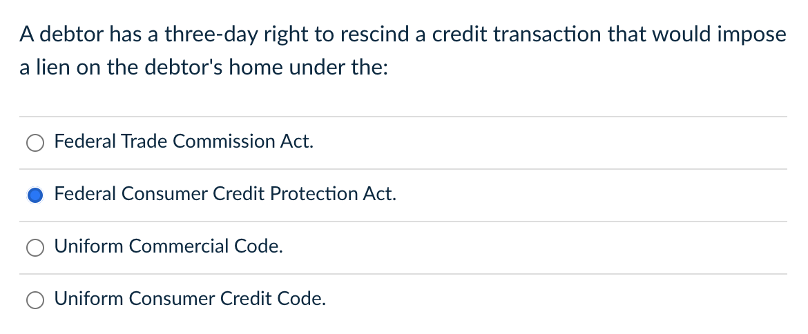 A contract is created which listed consideration