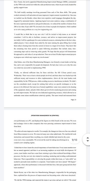 Bulmers Clder: a case study 1. Introduction