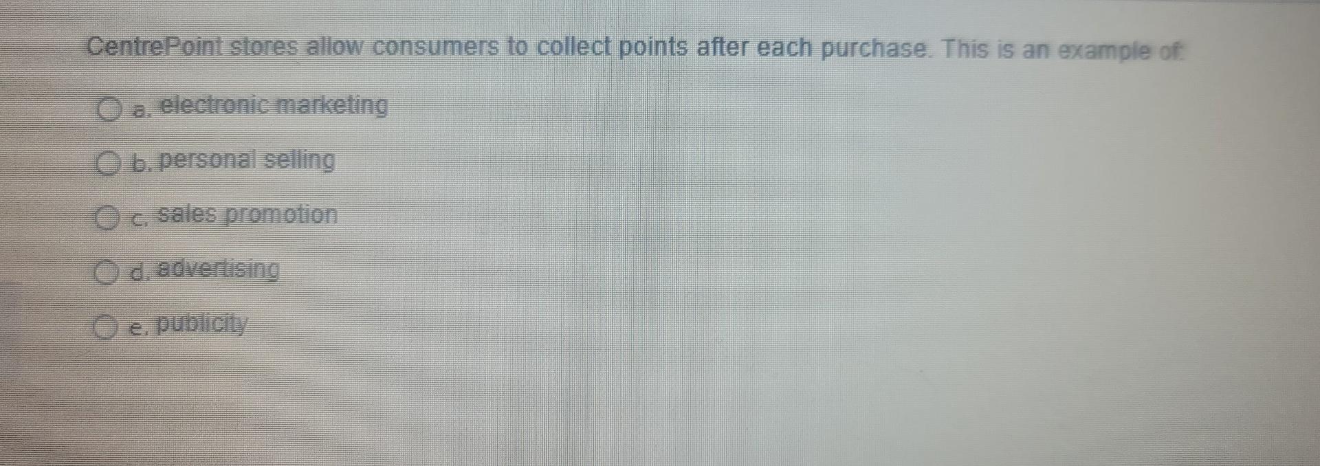 Centre Point stores allow consumers to collect