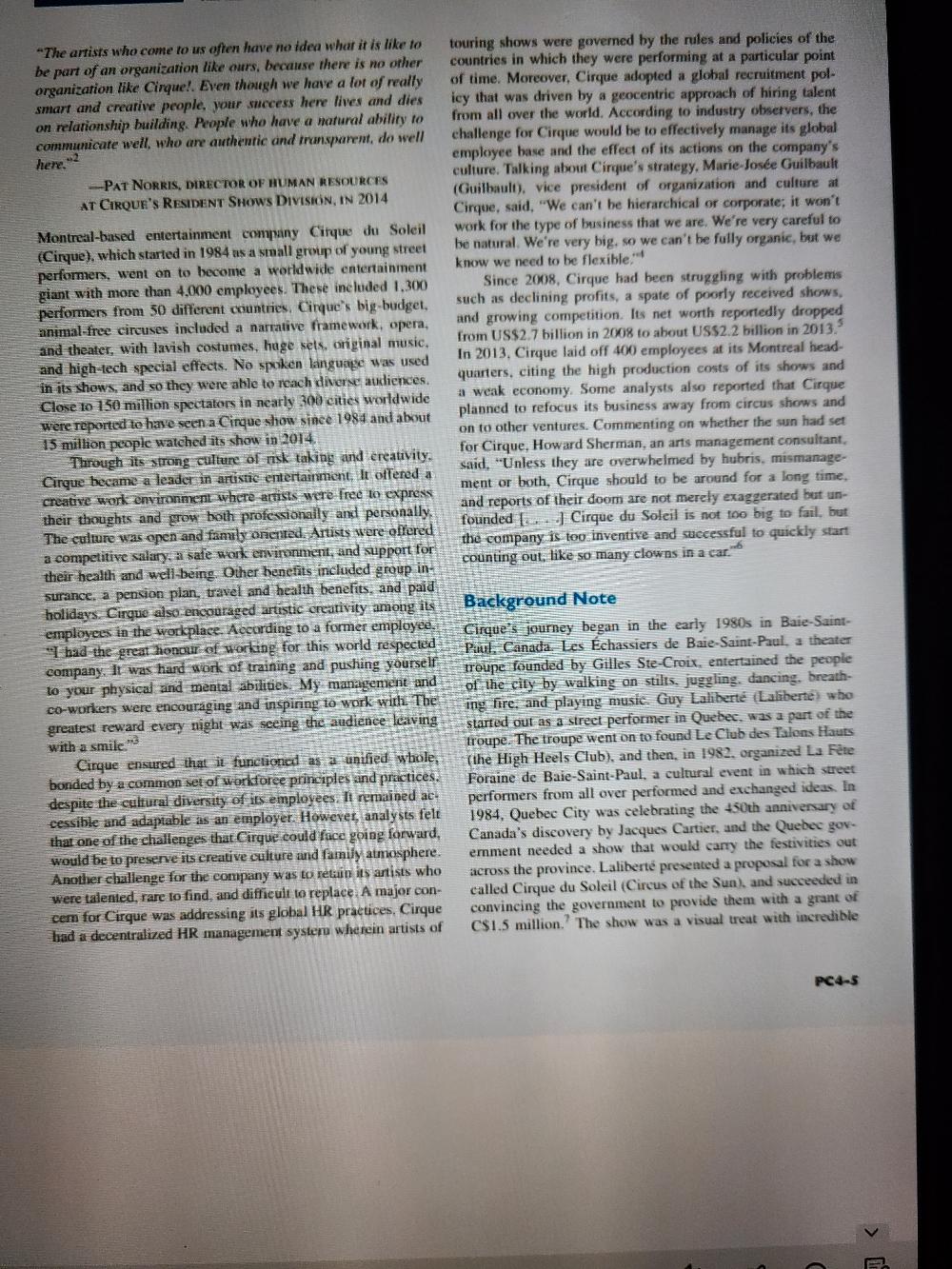 please answer question 2 "The artists who come to