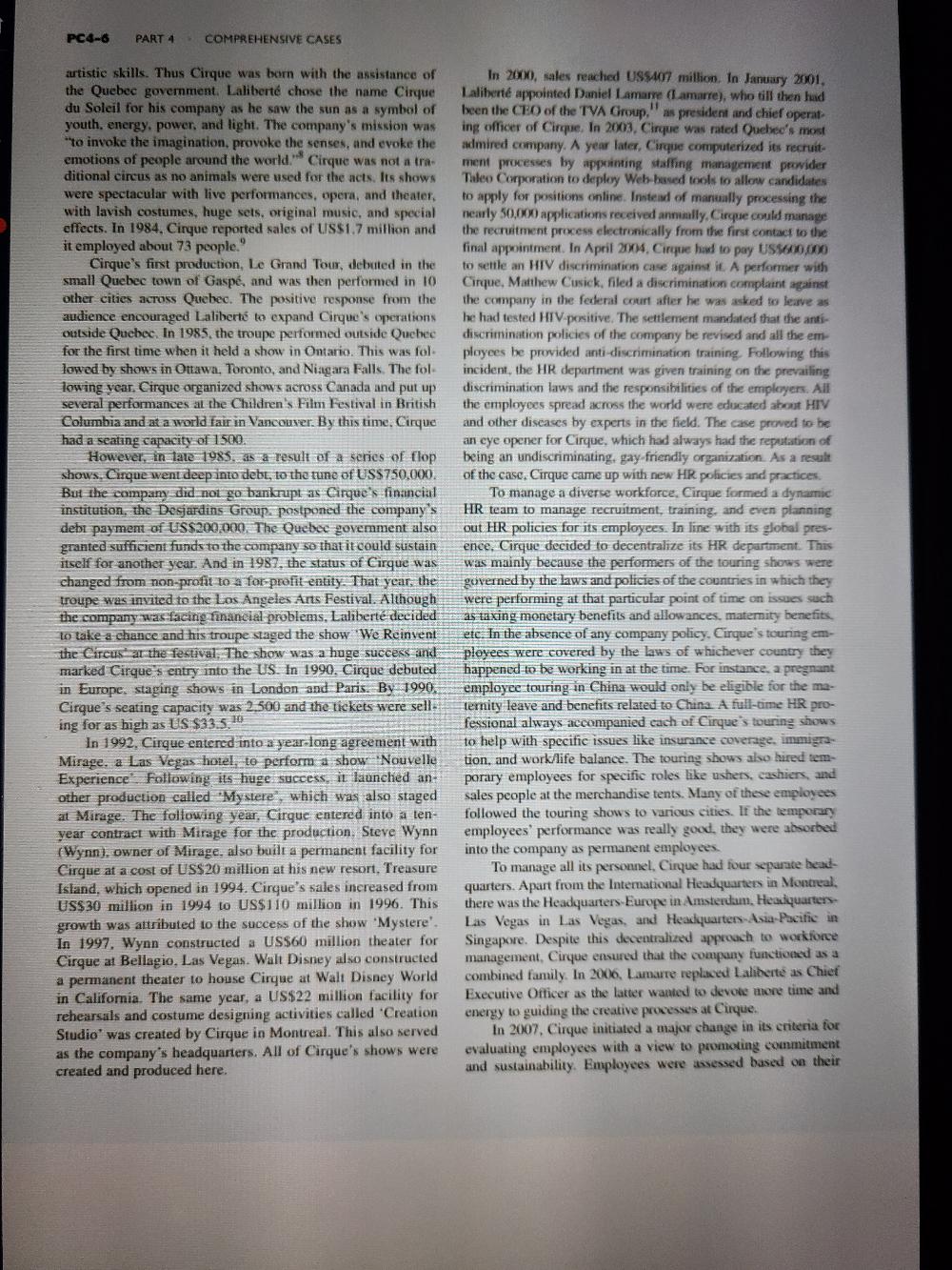 please answer question 2 "The artists who come to