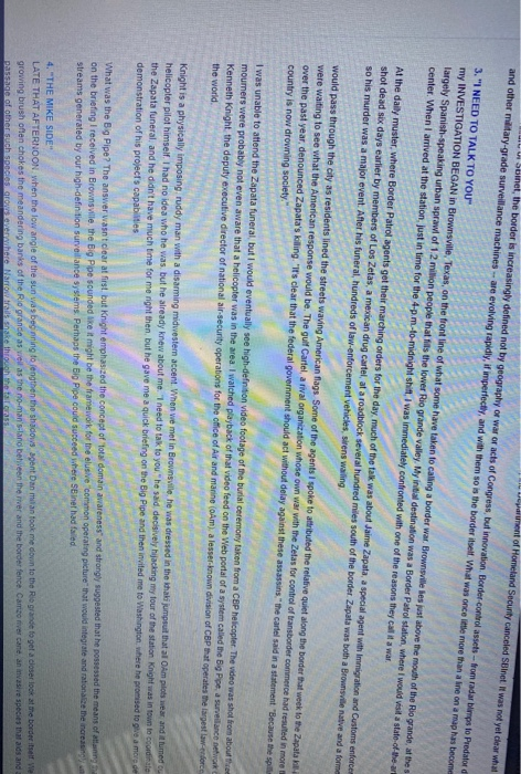 summarize each reading in 150 words or more.