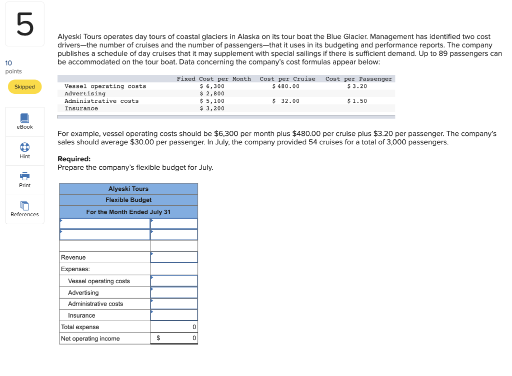 This is all the information provided, please show