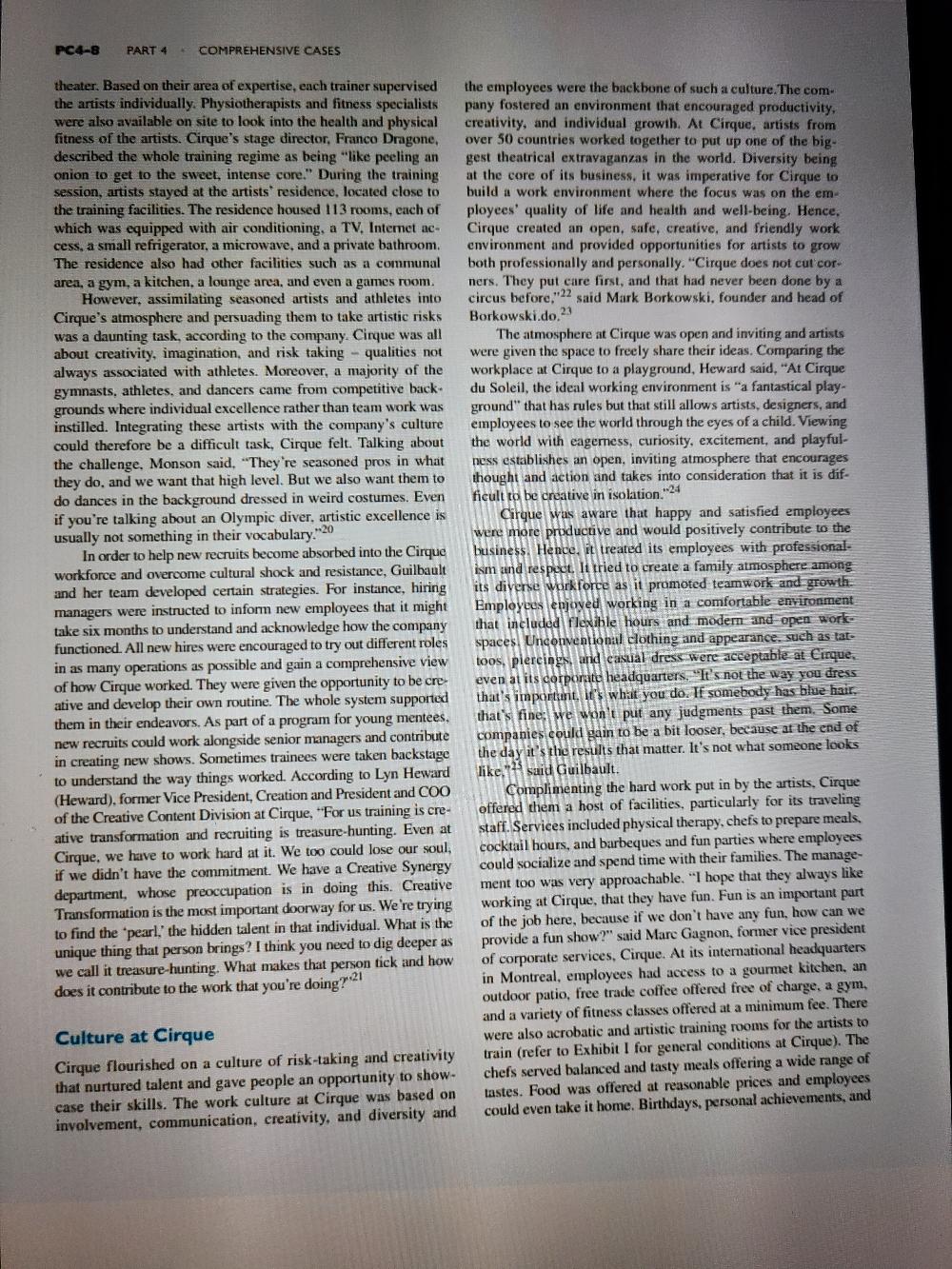 please answer question 2 "The artists who come to