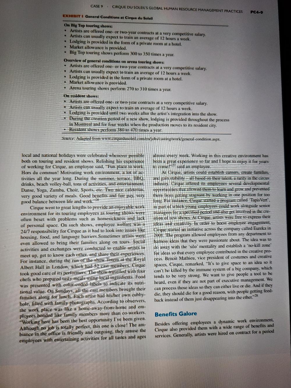 please answer question 2 "The artists who come to