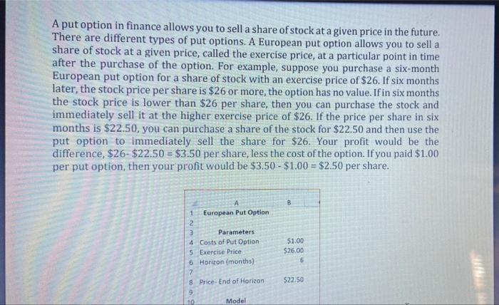 would you please answer Only Q 5 in Excel with