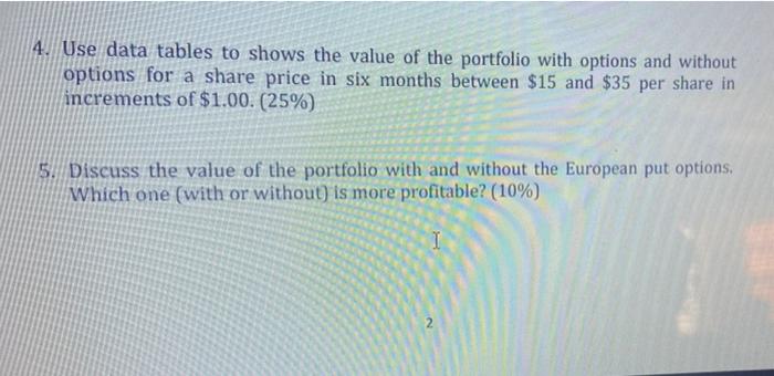 would you please answer Only Q 5 in Excel with
