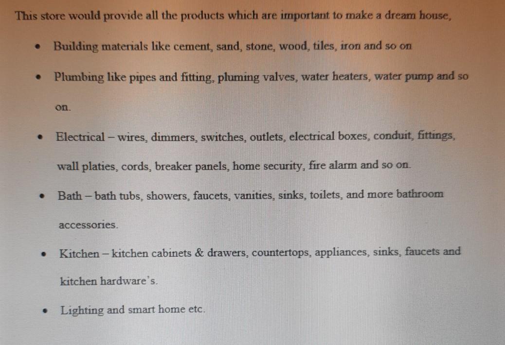 This is a question of the case study. I have