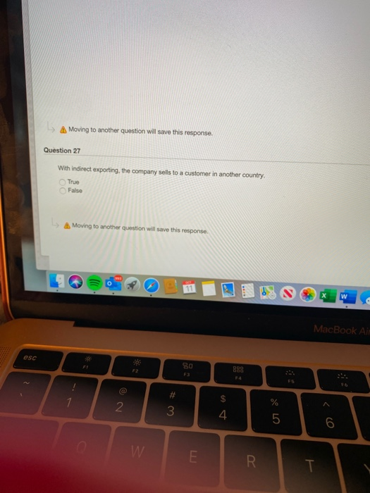 Moving to another question will save this