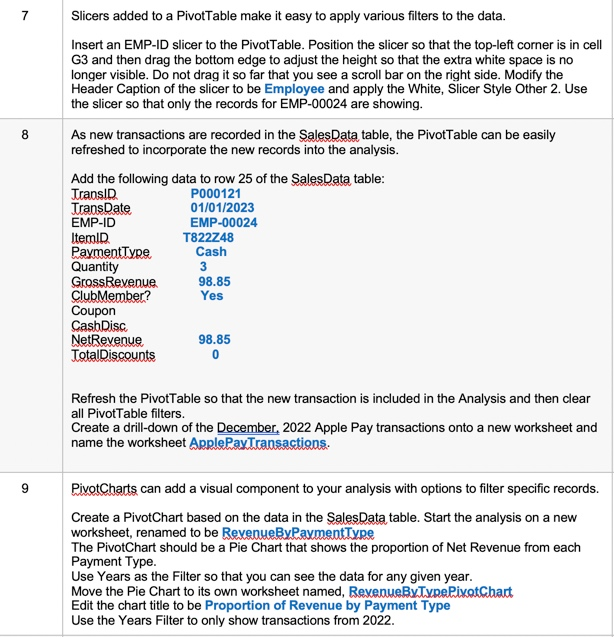 A1 x fx Pro Shop Sales Database B D E F G H K L 1