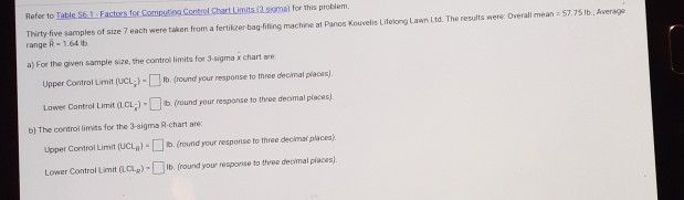 57.75ibAverage Refer to Table 861 - Factors for