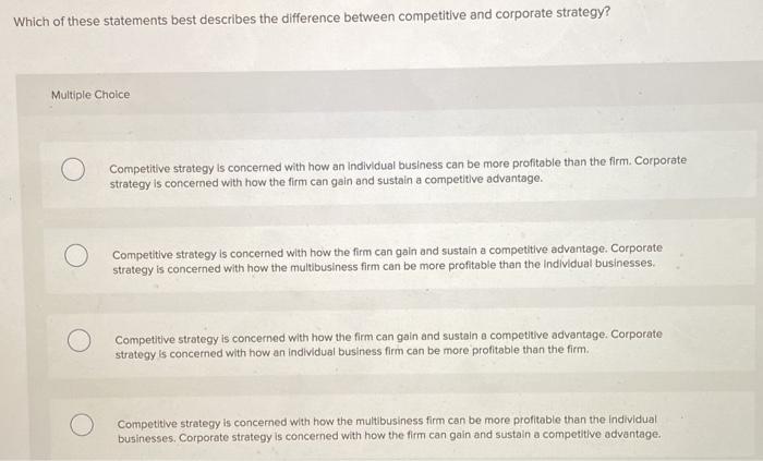 Which of these statements best describes the