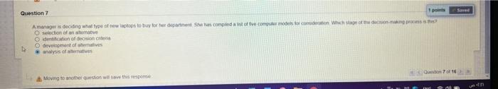 Question 7 1 points Sve Anapor doing what type of