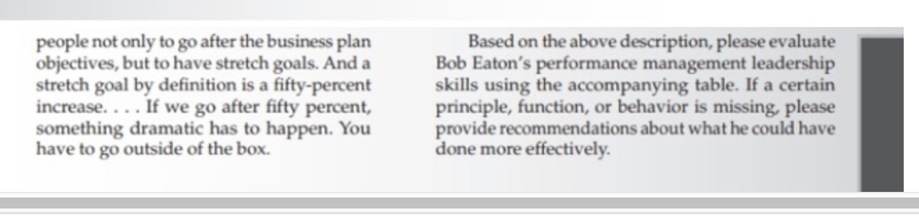 Case Study 9-1 in Aguinis Was Robert Eaton a Good