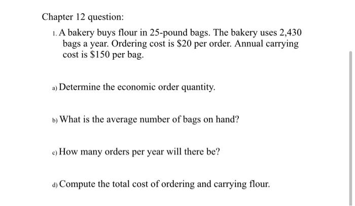 Q5- Please show equation used and work. Chapter