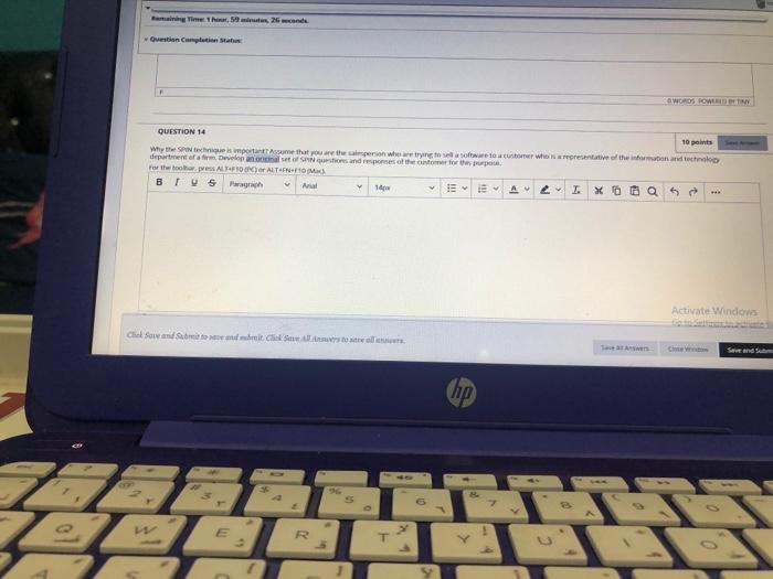 P O WORDS POWERED QUESTION 14 10 points Why the