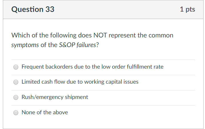 Please help, I Will rate!!! :) Question 33 Which
