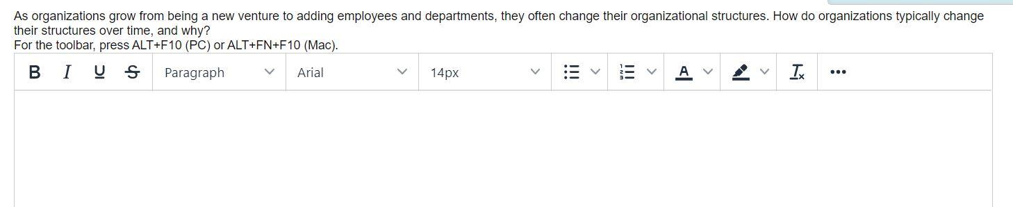 This is strategic Management course. As