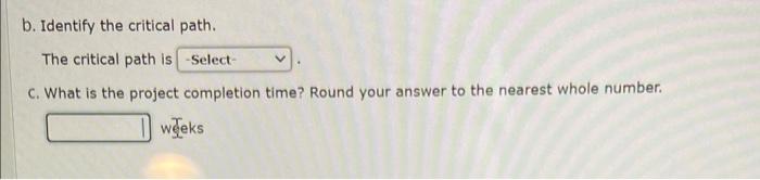 please help! Immediate Predecessor(s) Activity