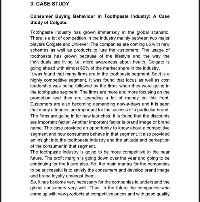 what are the important factors for the customer