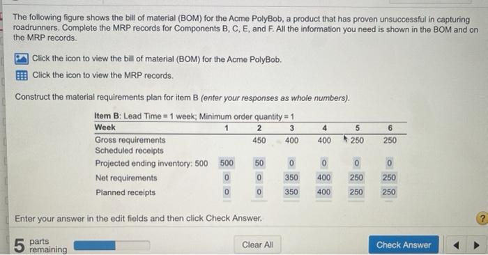 i need help finding the gross requirements,