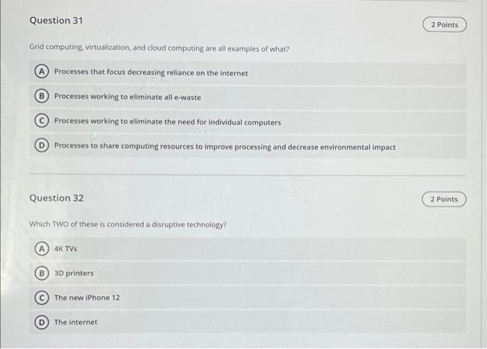 Question 23 8 Points Information systems should