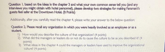 Case Study (from Chapter 3): Safety at the