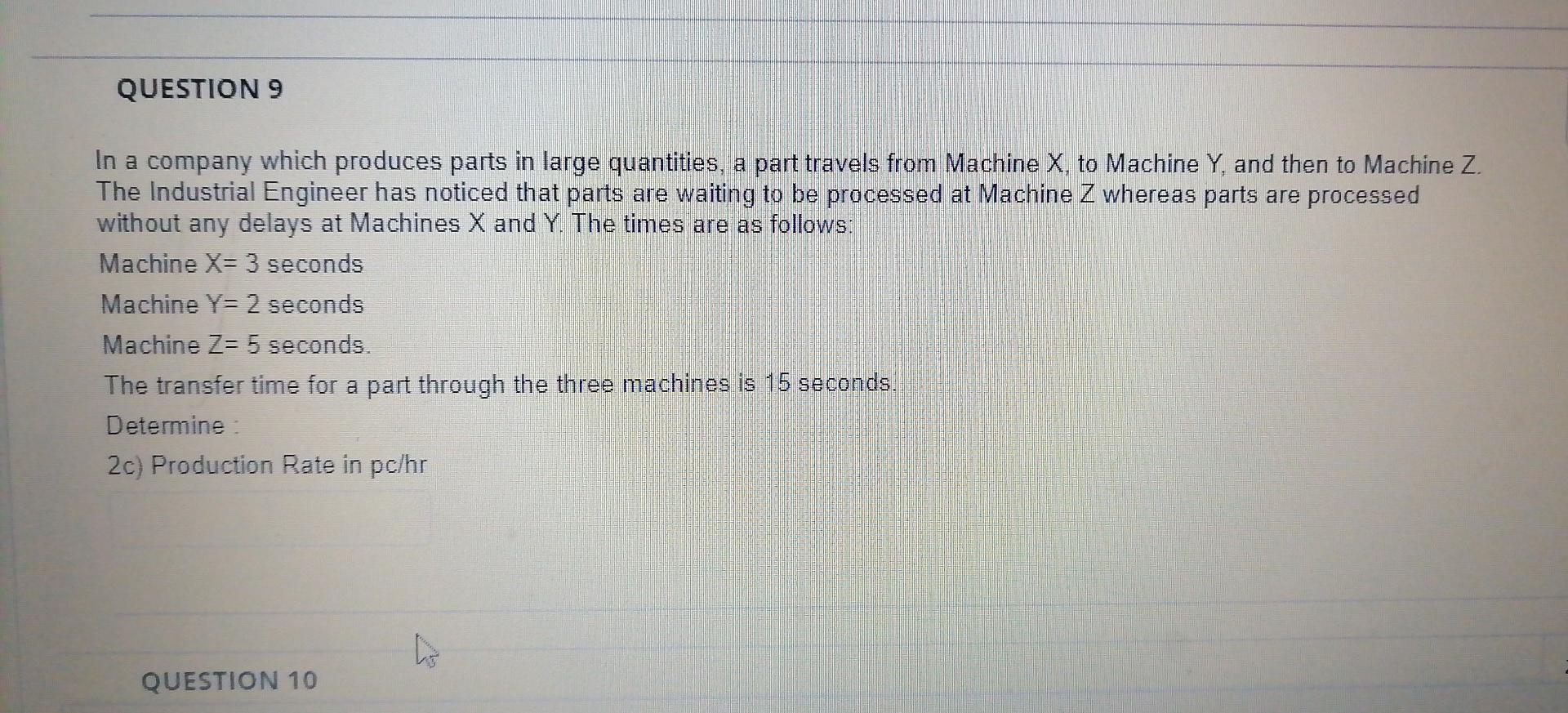 QUESTION 1 2 points Save A company manufactures