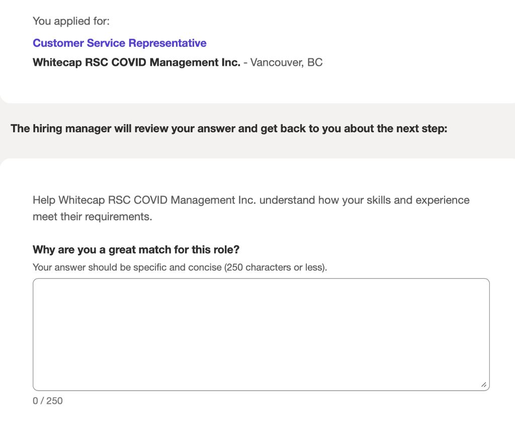 Can you try to describe why it customer service