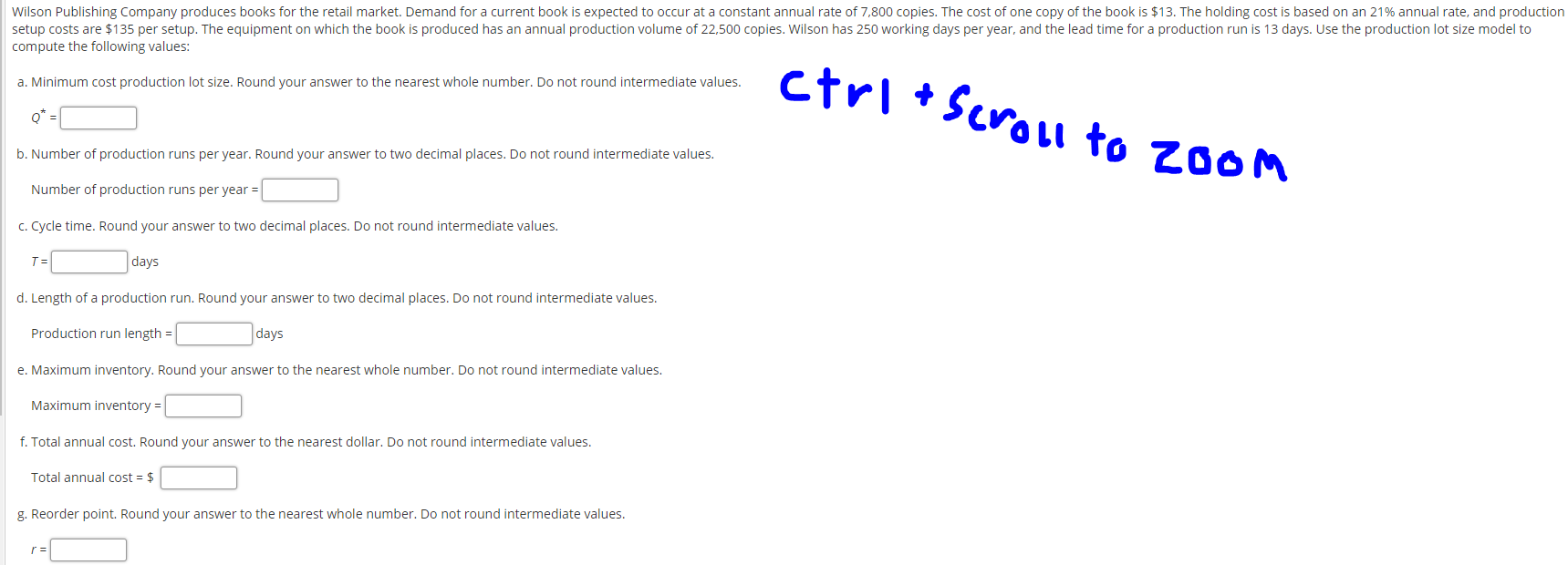 Wilson Publishing Company produces books for the