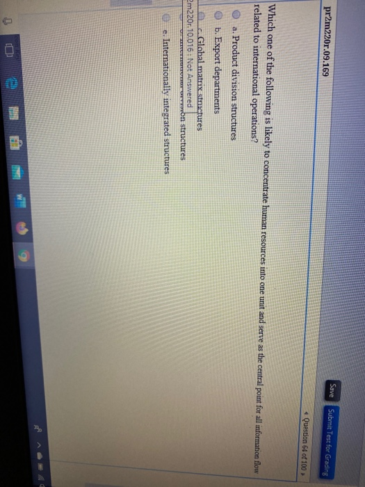 Save pr2m220r.09.169 Submit Test for Grading