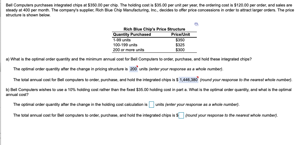 Bell Computers purchases integrated chips at