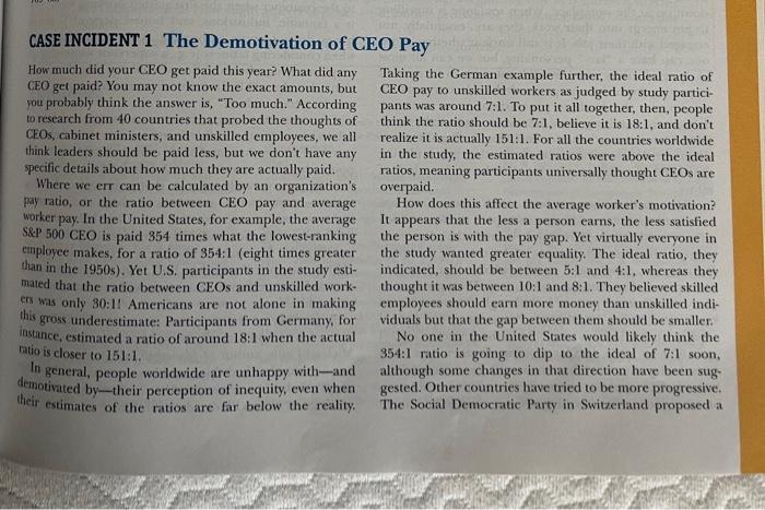 can you answer the first question of this case