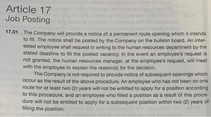 Information: Question: Appendix C Contract