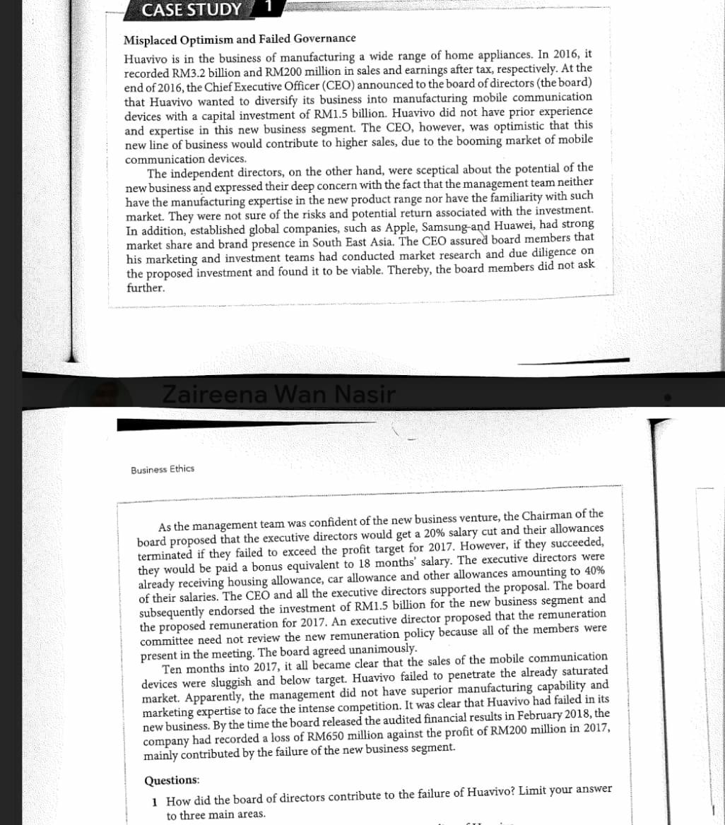 explain the reasons also. Thanks in advance CASE