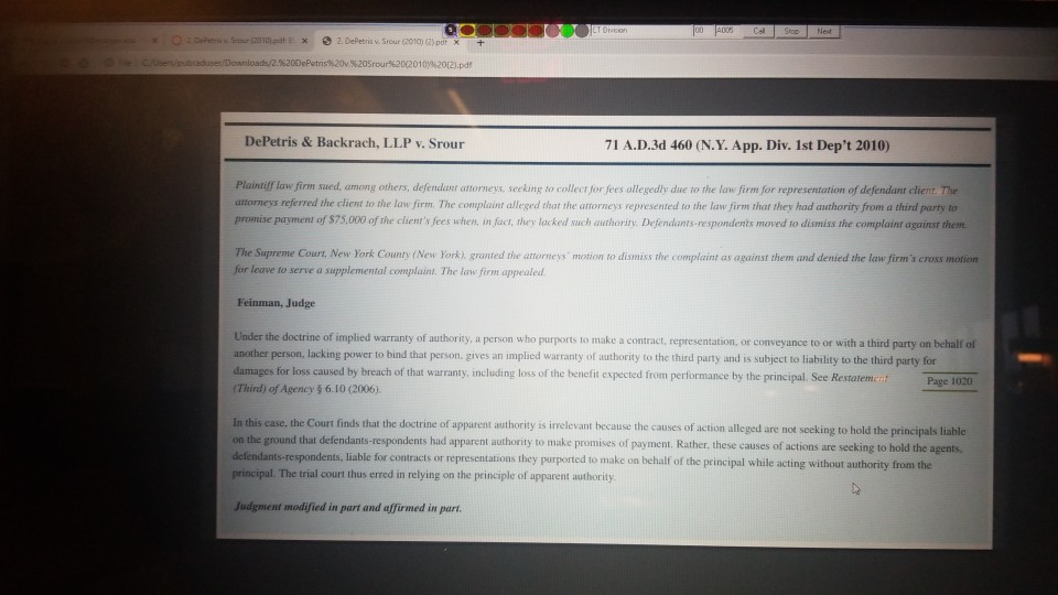 using the IRAC METHOD to answer what is the issue
