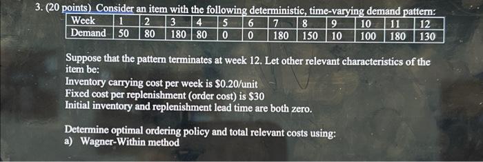 operations research please show how to use wagner