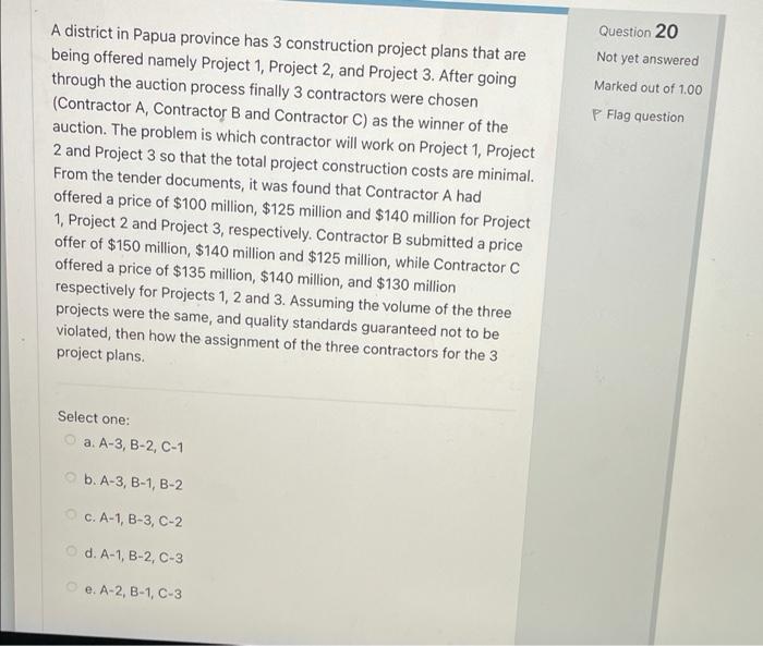 this is actually Operation Research. Answer all