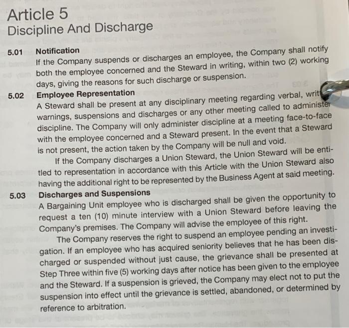 Information: Question: Appendix C Contract