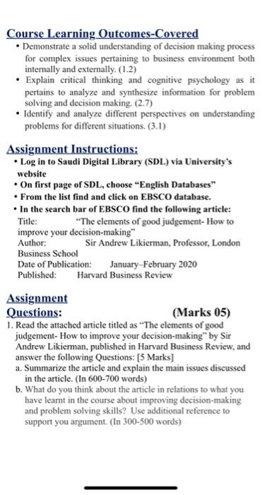 Assignment Instructions: Log in to Saudi Digital