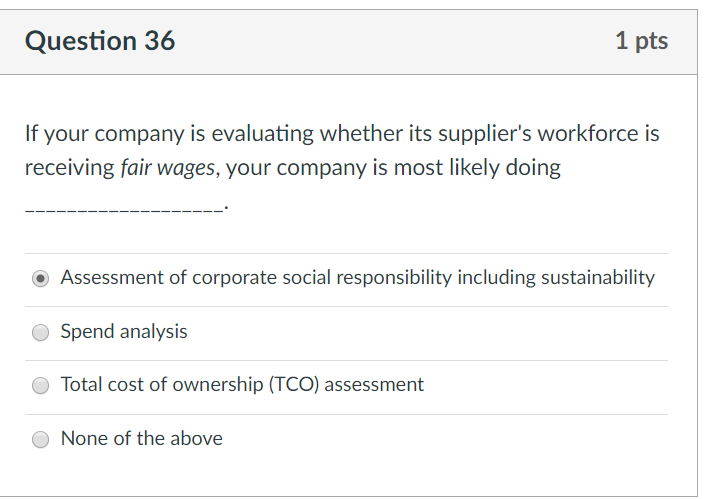 Please, I Will rate! Question 36 1 pts If your