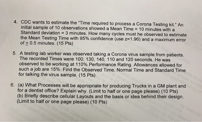 please answer all questions and show all work 4.