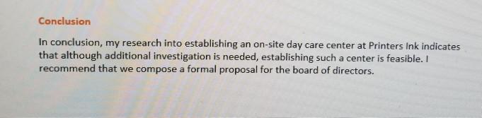 Write an executive summary for this report that