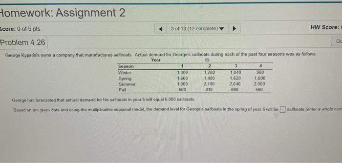 can someone help me find this answer? Homework: