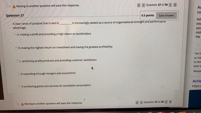 A Moving to another question will save this