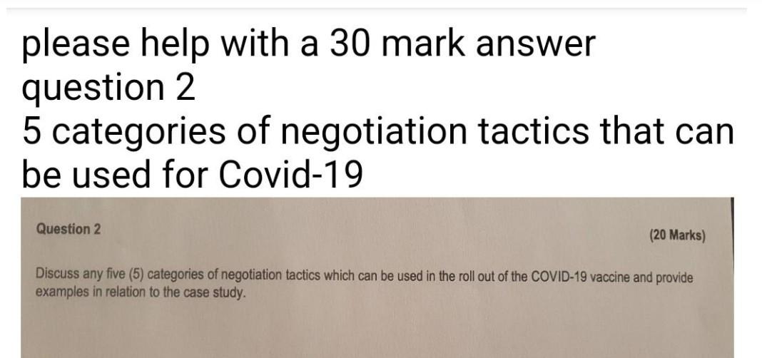 pleaee use Covid 19 as examples please help with