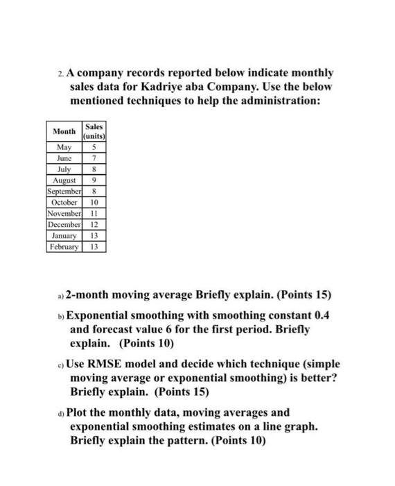 2. A company records reported below indicate