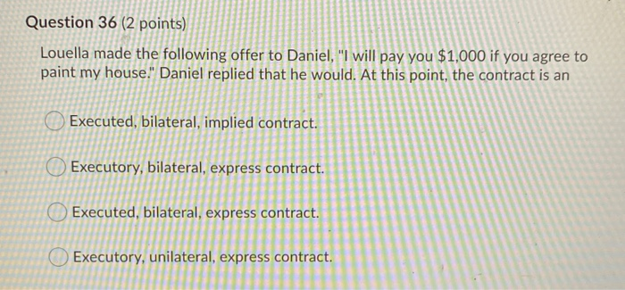 Question 36 (2 points) Louella made the following