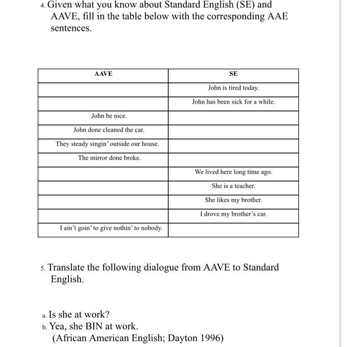 2. State how the following two sentences are