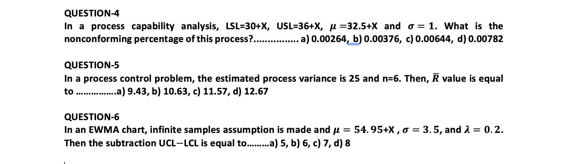 X:3 , What is answer? QUESTION-4 In a process